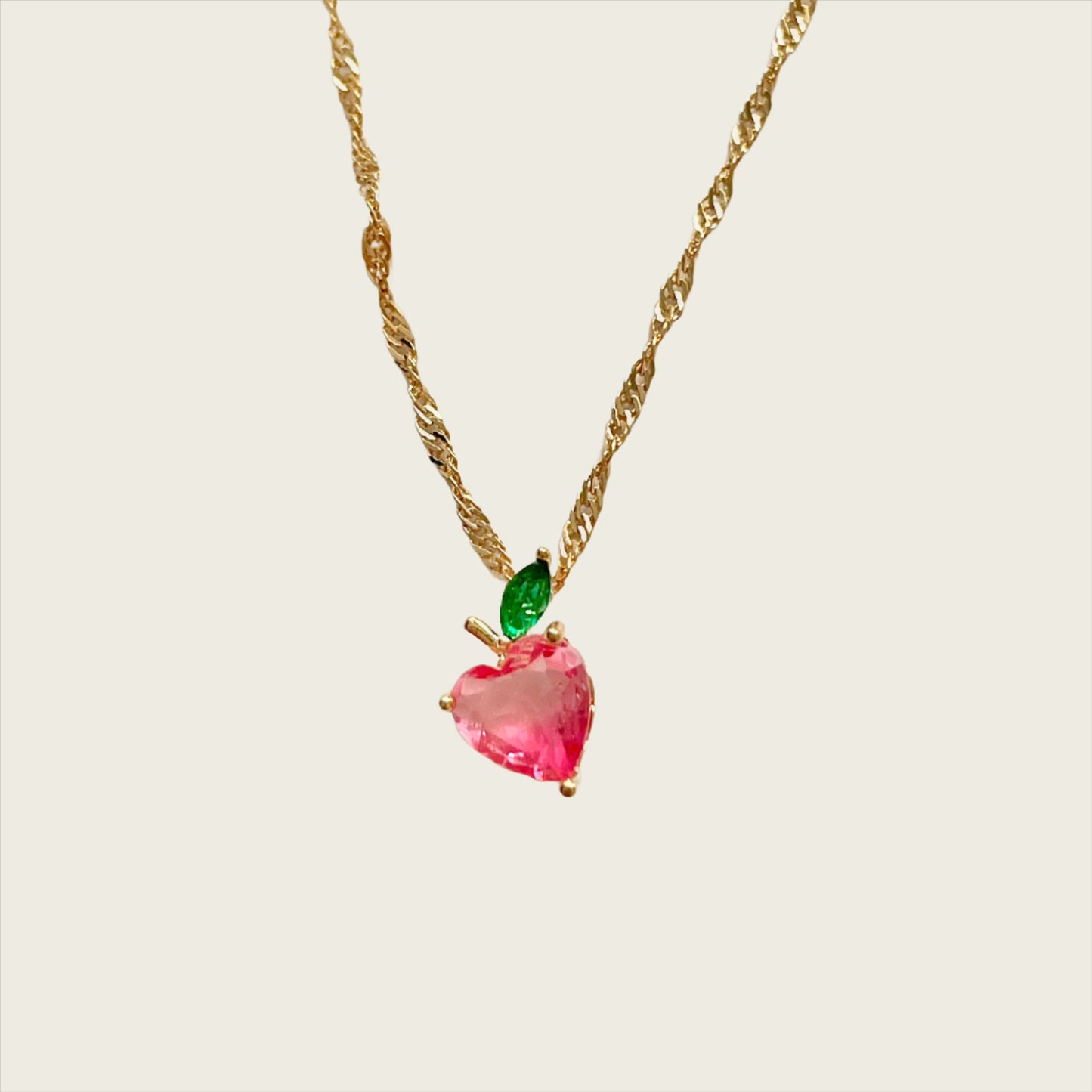 Peach Necklace