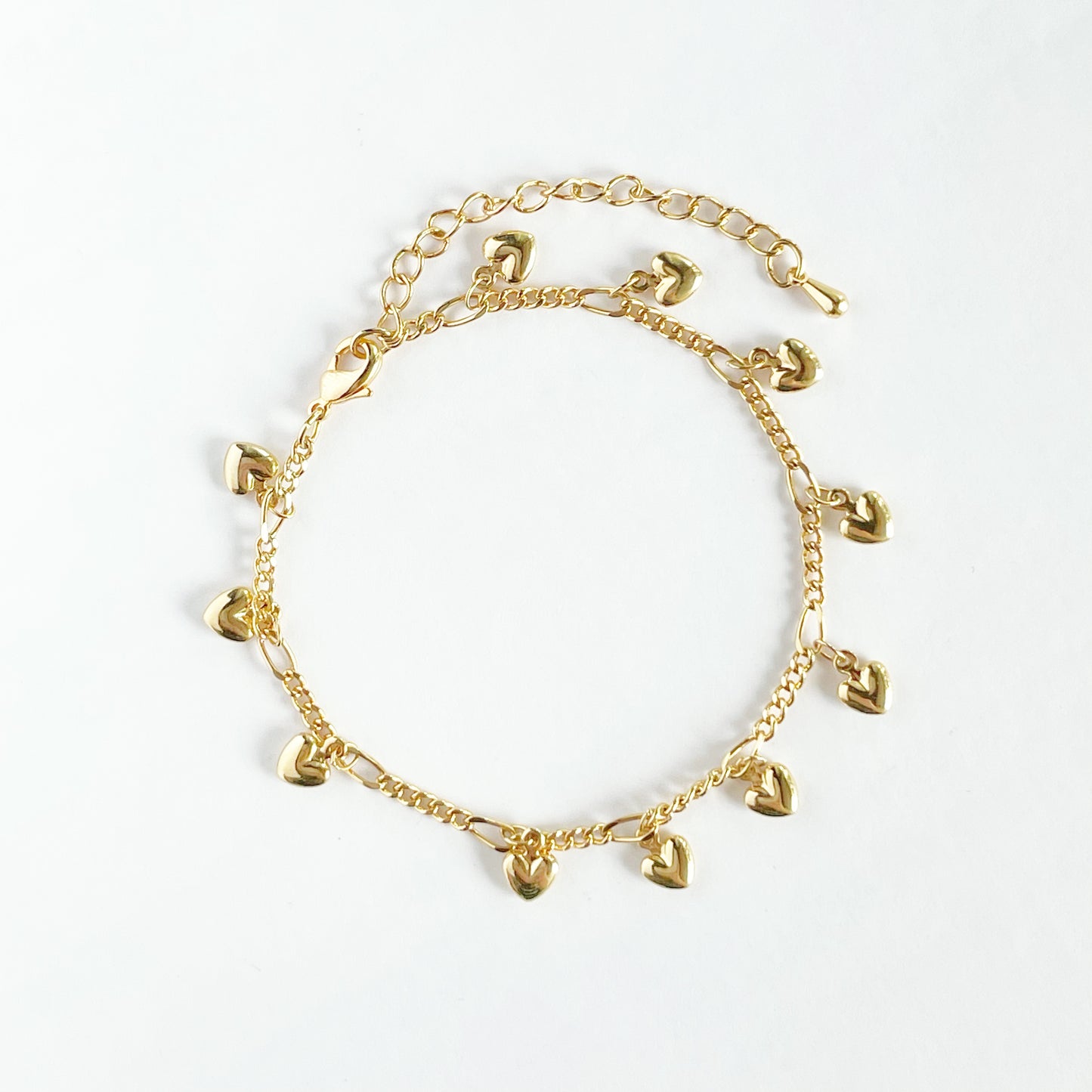 Heart Charm Anklet