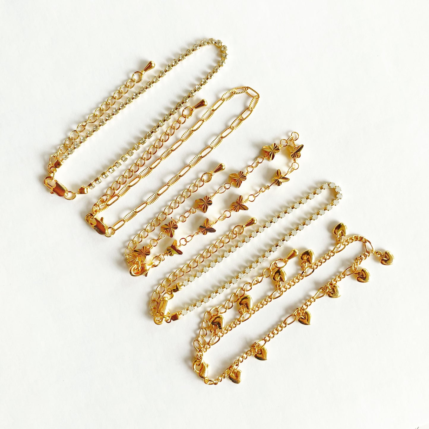 Heart Charm Anklet