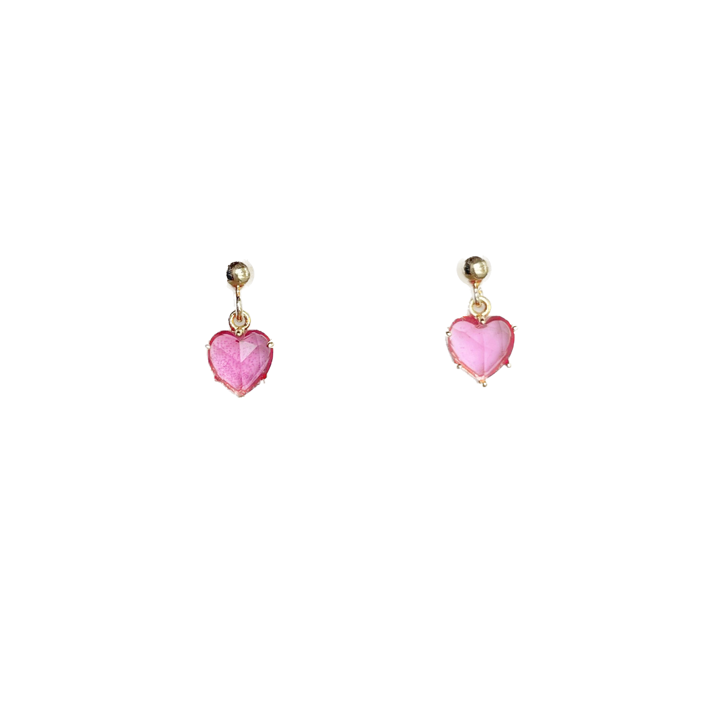 Amore Heart Drop Studs