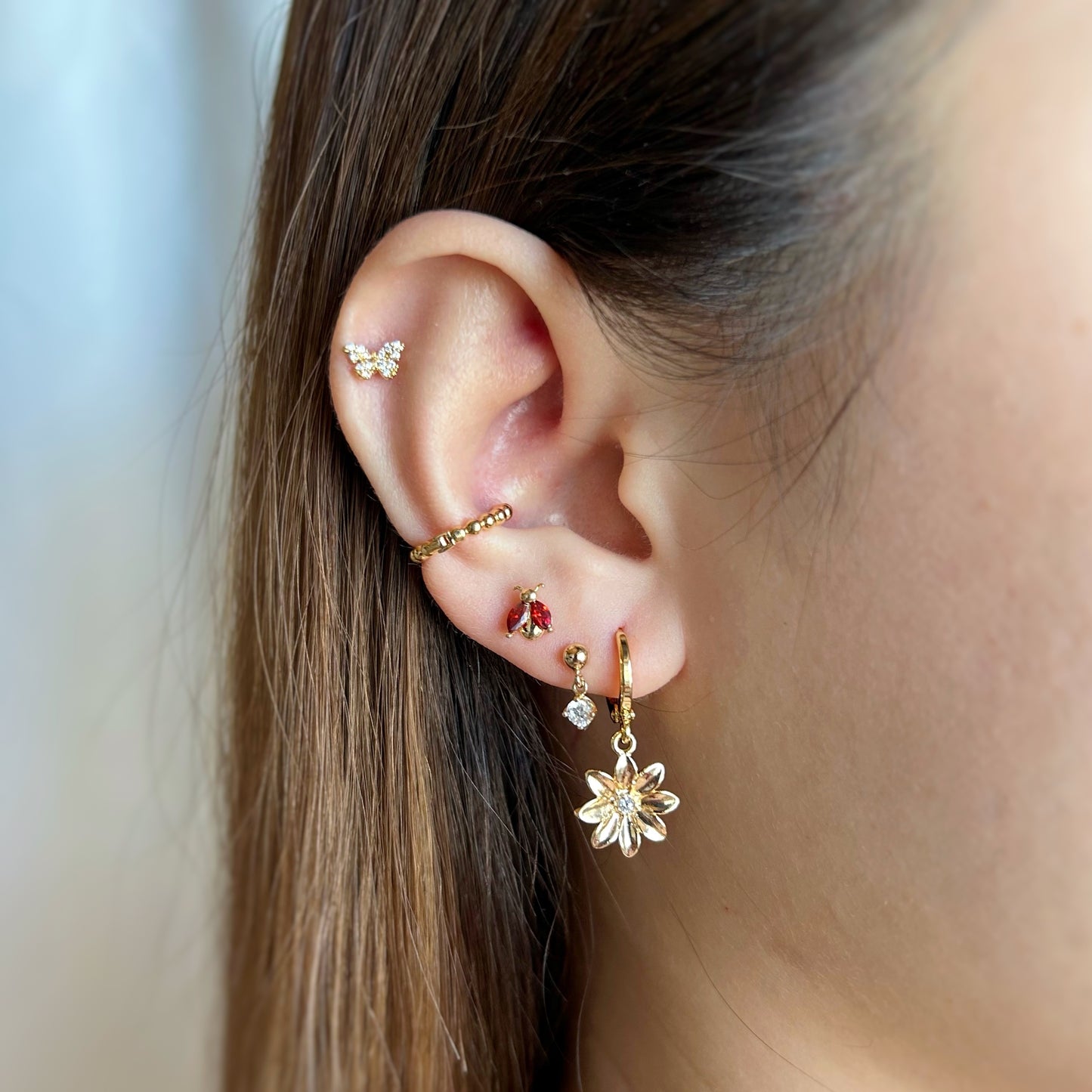 Ladybug Studs