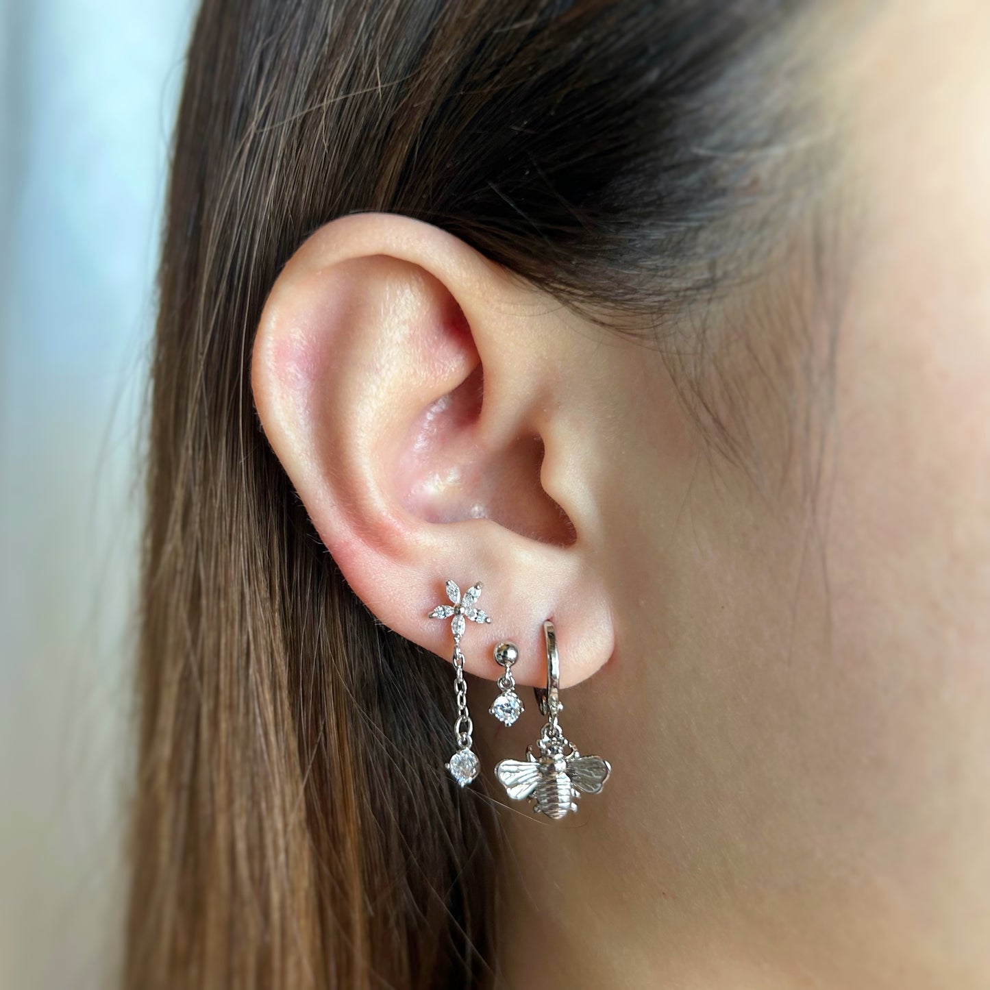 Zirconia Drop Studs