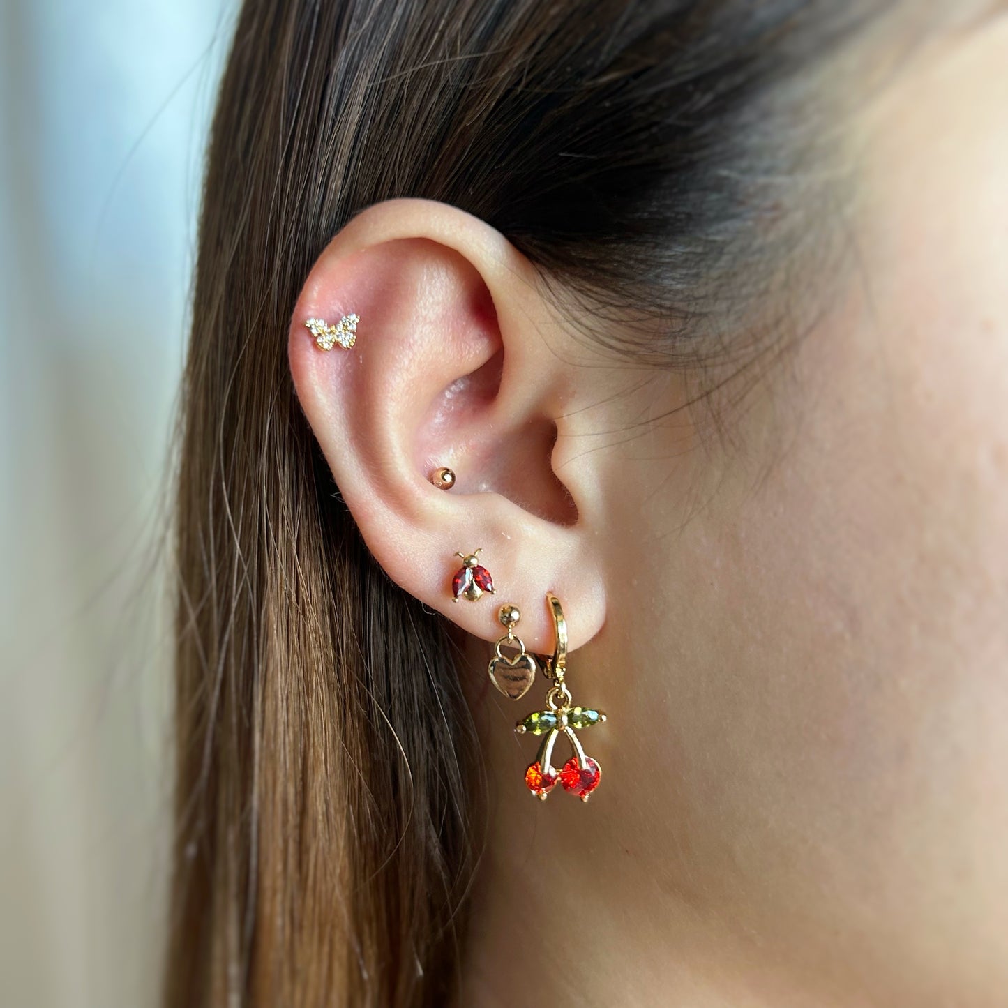 Ladybug Studs