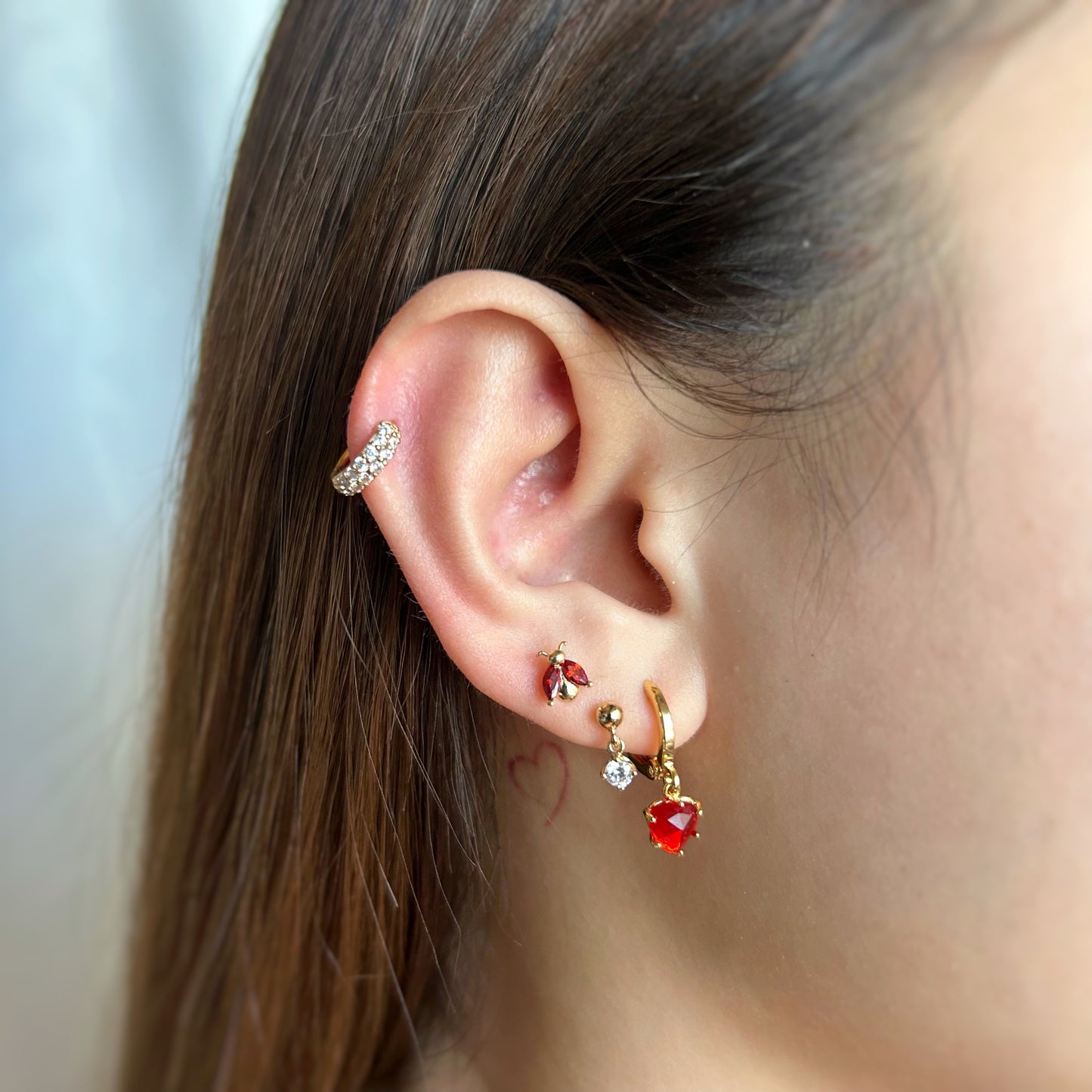 Ladybug Studs