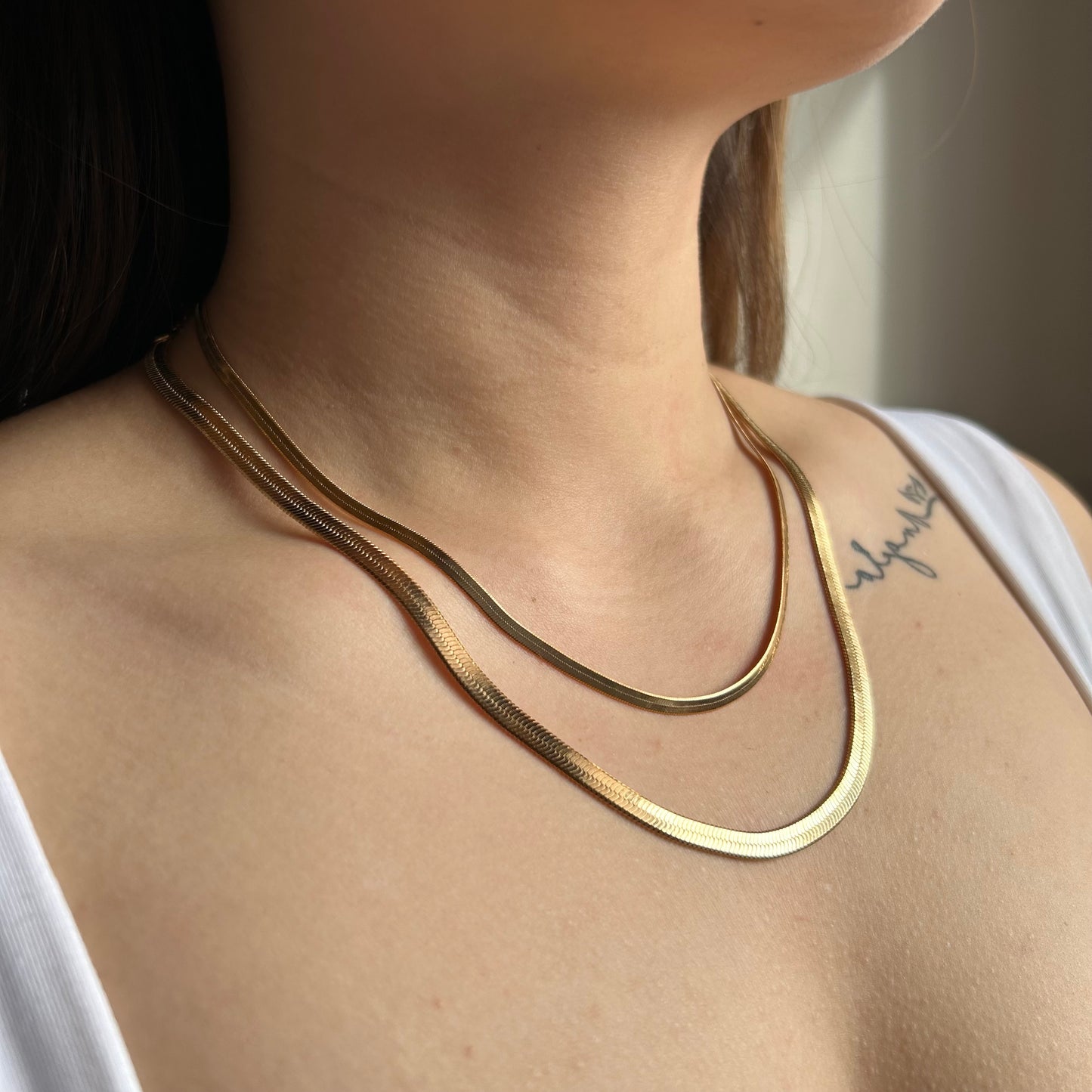 Herringbone Chain Necklace