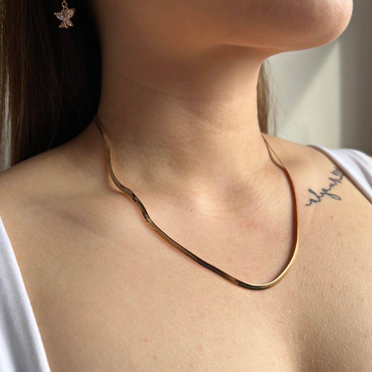 Herringbone Chain Necklace