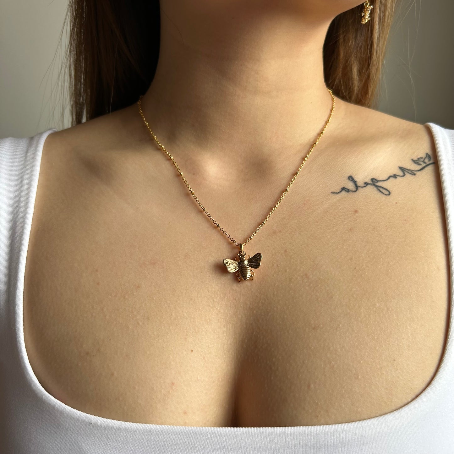 Bumble Bee Necklace