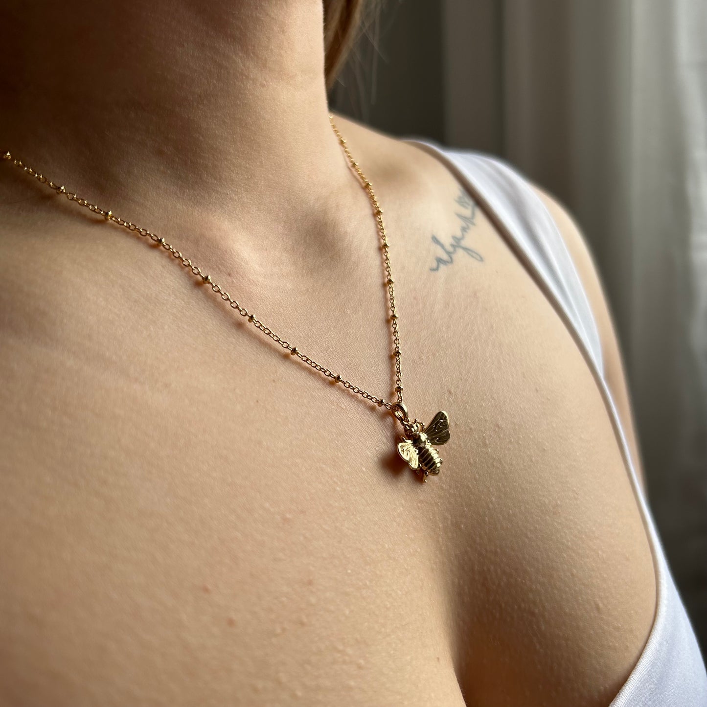 Bumble Bee Necklace