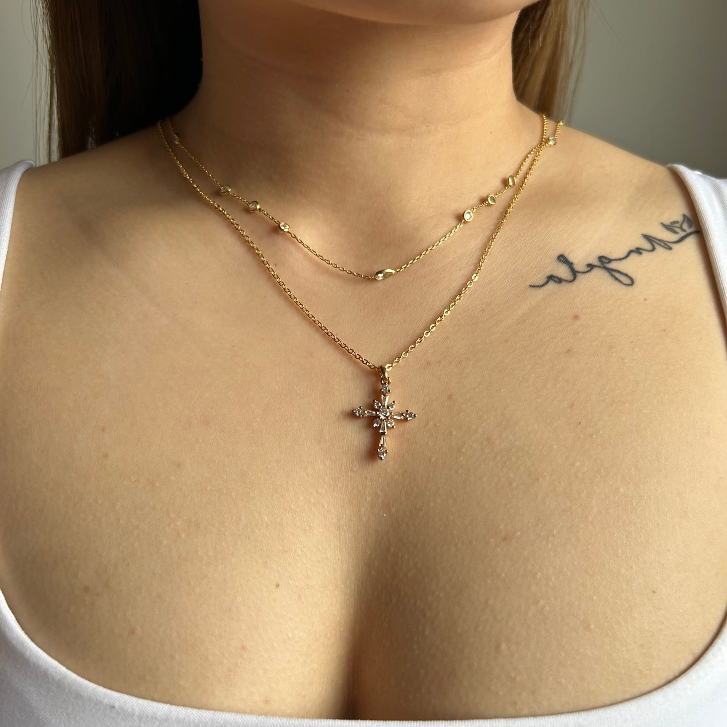 Reign Cross Necklace